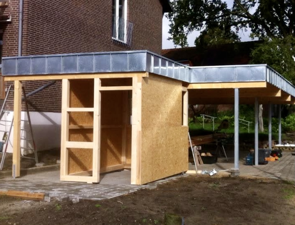 Carport aus Holz
